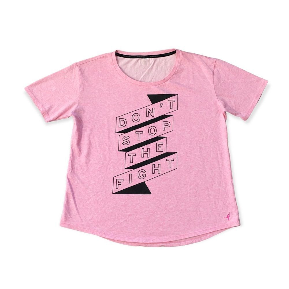 🔃New Balance Pink NB Dry Short Sleeve Breast Cancer Tee Shirt